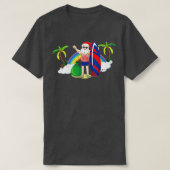 Weihnachtsfest im Juli Sommer tropisch sein T-Shirt (Design vorne)