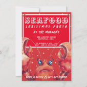 Weihnachtsfest im Meer Party Einladung (Vorderseite)