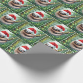 Weihnachtsfest im Regenwald Geschenkpapier (Ecke)