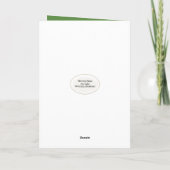 Weihnachtsfest im Regenwald Karte (Rückseite)