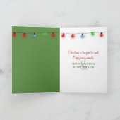 Weihnachtsfest im Regenwald Karte (Innenseite)