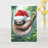 Weihnachtsfest im Regenwald Karte (Gelbe Blume)