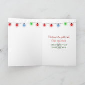 Weihnachtsfest im Regenwald Karte (Innenseite)