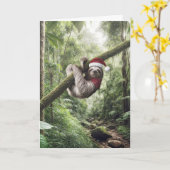 Weihnachtsfest im Regenwald Karte (Gelbe Blume)