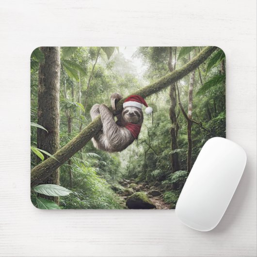 Weihnachtsfest im Regenwald Mousepad (Mit Mouse)