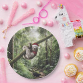 Weihnachtsfest im Regenwald Pappteller (Party)