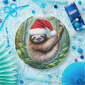 Weihnachtsfest im Regenwald Pappteller (Party)