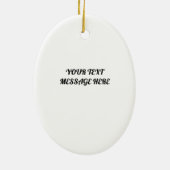 Weihnachtsfest im Roten Kardinal Keramik Ornament (Hinten)