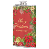 Weihnachtsfest im Unternehmen - Flasche Flachmann (Links)