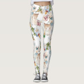 Weihnachtsfest im Wasser und Wintervogel Leggings (Vorderseite)