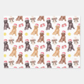 Weihnachtsfest im Wasserfarben Geschenkpapier Set (Vorderseite 3)