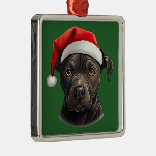 Weihnachtsfest im Wasserfarbenfrost Ornament Aus Metall (Rechts)