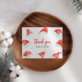 Weihnachtsfest im Weihnachtsgeschoss Danke-Karte Dankeskarte