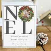 Weihnachtsfest im Weißen Weihnachten Foto