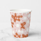 Weihnachtsfest im Winter Pappbecher (Rechts)