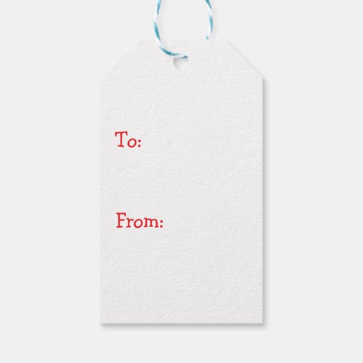 Weihnachtsfest im Winterwald Geschenkanhänger (Rückseite)