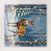 Weihnachtsfest im Winterwald Puzzle (Horizontal)