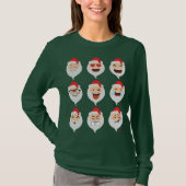 Weihnachtsfest in Asien Emojine Weihnachtsfest T-Shirt (Vorderseite)