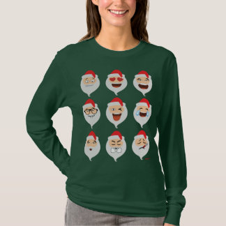 Weihnachtsfest in Asien Emojine Weihnachtsfest T-Shirt