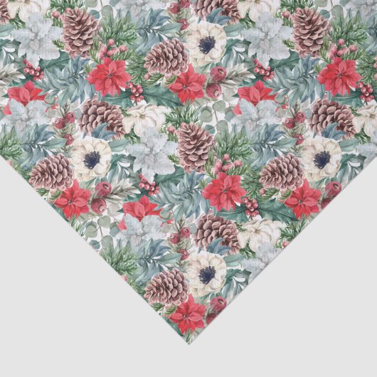 Weihnachtsfest in Foliage Seidenpapier (Ausschnitt)