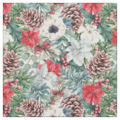 Weihnachtsfest in Foliage Stoff (Nahaufnahme)