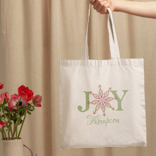Weihnachtsfest Joytypografie Whimsical Tragetasche