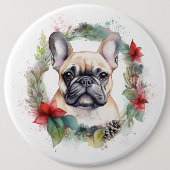 Weihnachtsfest-Jungfrau Button (Vorderseite)