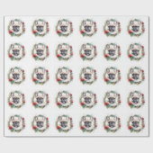 Weihnachtsfest-Jungfrau Geschenkpapier (Flach)