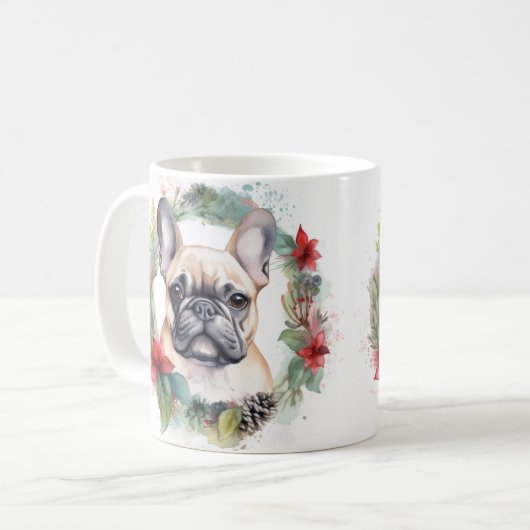 Weihnachtsfest-Jungfrau Kaffeetasse (Vorderseite Links)