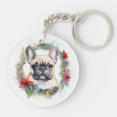 Weihnachtsfest-Jungfrau Schlüsselanhänger (Rückseite)