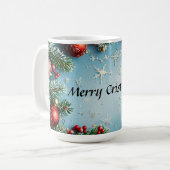 Weihnachtsfest Kaffeetasse (Vorderseite Links)