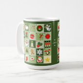 Weihnachtsfest Kaffeetasse (Vorderseite Links)
