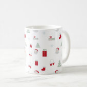 Weihnachtsfest kaffeetasse (VorderseiteRechts)