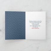 Weihnachtsfest-Kardinal in Schneeflocken Feiertagskarte (Innenseite)