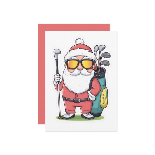 Weihnachtsfest Karte (Vorderseite/Rückseite Beispiel)