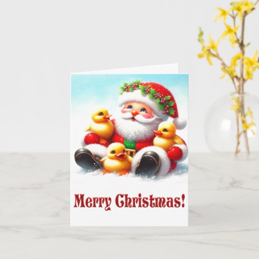 Weihnachtsfest Karte (Gelbe Blume)