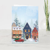 Weihnachtsfest Karte (Rückseite)