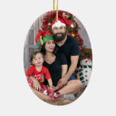 Weihnachtsfest Keramik Ornament (Hinten)