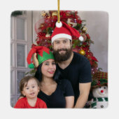 Weihnachtsfest Keramikornament (Rückseite)