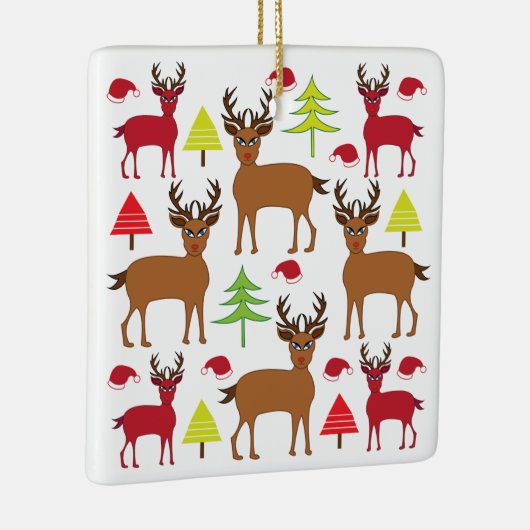 Weihnachtsfest Keramikornament (Rechts)