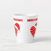 Weihnachtsfest Kleine Latte Tasse (Vorderseite)