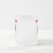 Weihnachtsfest Kleine Mattierte Tasse (Mittel)