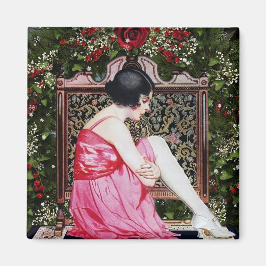 Weihnachtsfest Kühlschrankmagnet (Vorne)