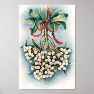 Weihnachtsfest Mistletoe Magic Wall Kunstdruckerei Poster
