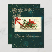 Weihnachtsfest, Mistletoe Schneeflocken (Vorne/Hinten)