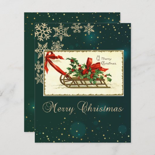 Weihnachtsfest, Mistletoe Schneeflocken (Vorne/Hinten)