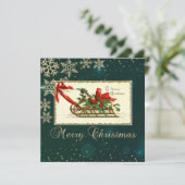 Weihnachtsfest, Mistletoe Schneeflocken (Stehend Vorderseite)