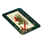 Weihnachtsfest, Mistletoe Schneeflocken Magnet (Rechte Seite)