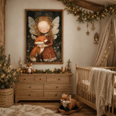 Weihnachtsfest mit Fox Whimsical Holiday Poster