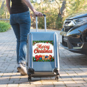 Weihnachtsfest mit Geschenken Aufkleber (Koffer Insitu)